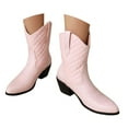 thumbnail image 1 of Leozcaa Western Cowboy Boots for Women Chelsea Boots Ankle Cowboy Boots Casual Retro Stylish Boots, 1 of 9