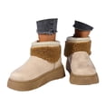 thumbnail image 1 of Leozcaa Women's Cozy Short Bootie Slippers Cotton Winter Warm Hard Bottom House Shoes with Fuzzy Lining, 1 of 9