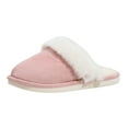 thumbnail image 1 of Leozcaa Women's Fuzzy Memory Foam Slippers Fluffy Velvet Winter House Shoes Indoor and Outdoor Pink, 1 of 9