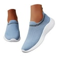 thumbnail image 1 of Leozcaa Women's Slip On Sneakers Non Slip Walking Shoes Breathable Mesh Work Casual Tennis Workout Shoes, 1 of 9