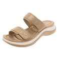 thumbnail image 1 of Leozcaa Womens Recovery Sandals Comfy Plantar Fasciitis Arch Support Orthotic Thick Cushion Sport Slide, 1 of 7