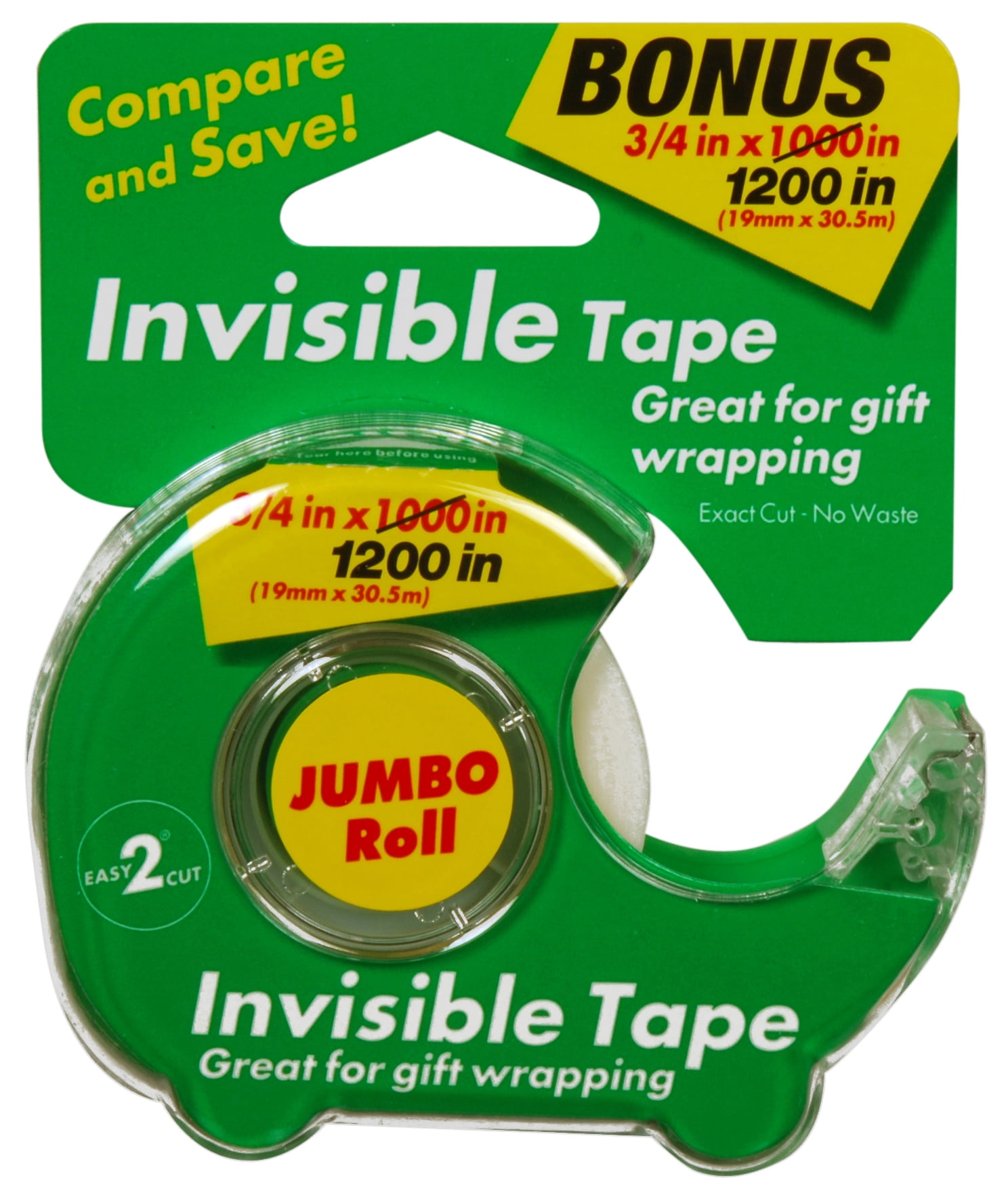 Lepages 2 Packs Tape Invisible 3/4