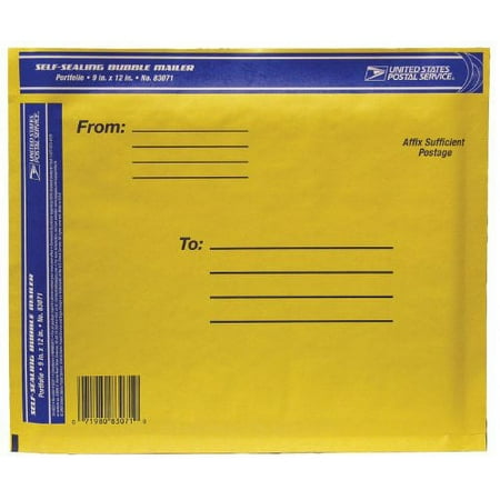 Lepages 83071 9" x 12" Kraft Manila USPS Padded Mailers