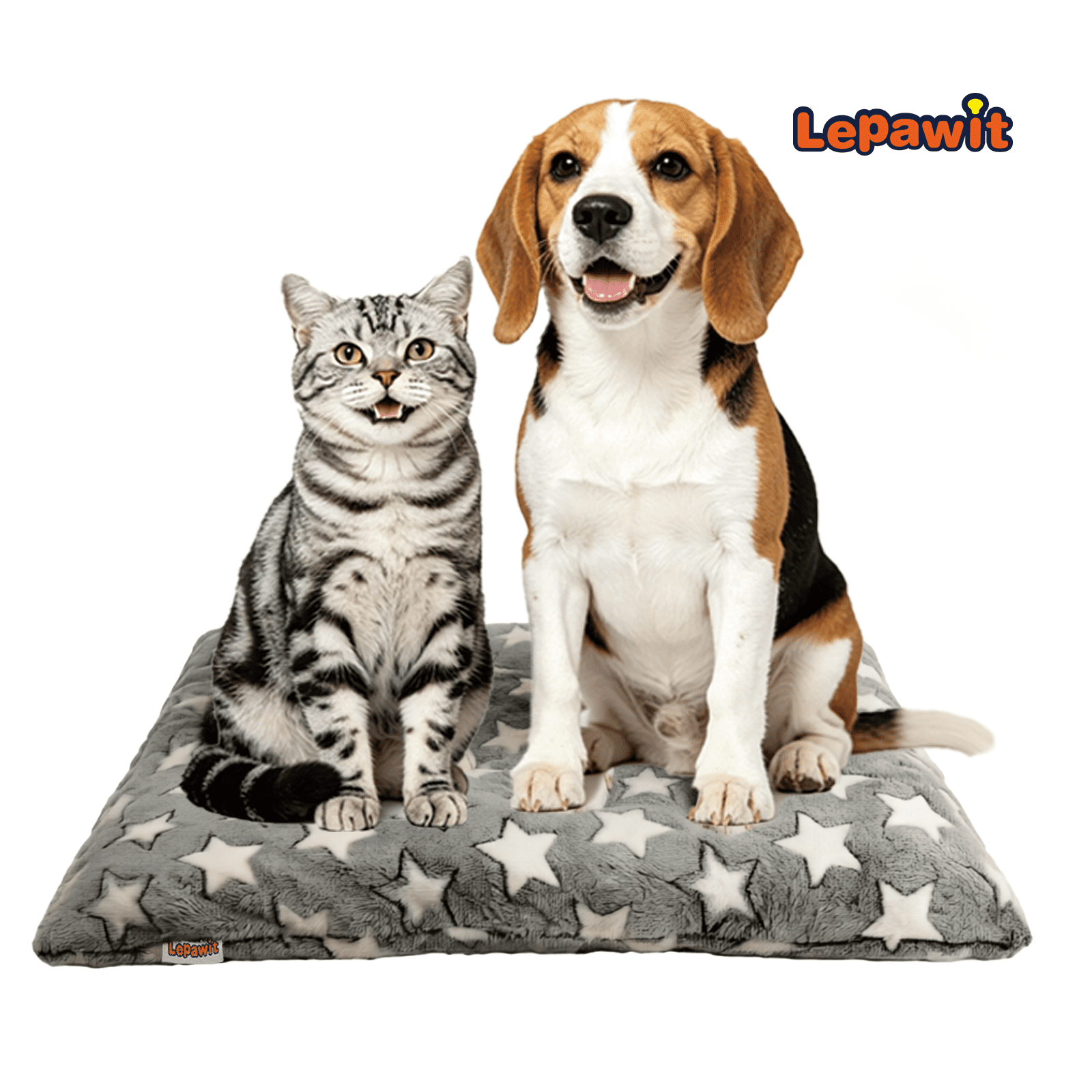 Lepawit Dog Cushion for Small & Medium Dogs, Non-Slip Pet Sleeping Pad, Soft & Durable Washable Dog Bed for Indoor & Outdoor Use