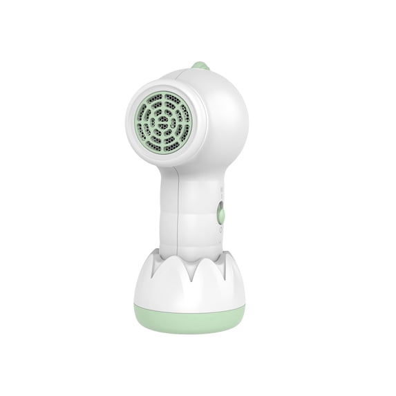 LepiBat Gems Cordless Hair Dryer for Kids, Portable Low Heat Gentle Airflow Quiet Cute Mini Blow Dryer with Charging Base, USB Rechargeable Home Travel Hair Dryer for Body Hair Delicate Skin