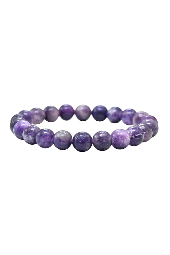 Lepidolite Bracelet - 8mm