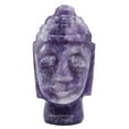 thumbnail image 1 of Lepidolite Crystal Buddha Head Statue for Zen, 1 of 5