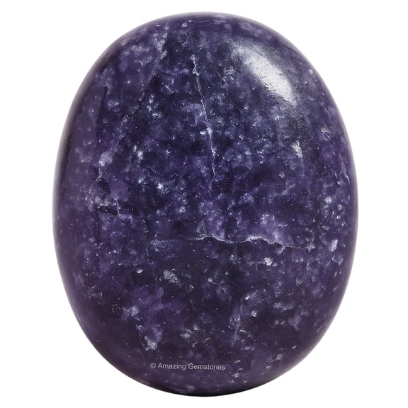 Lepidolite Crystal Palm Stone