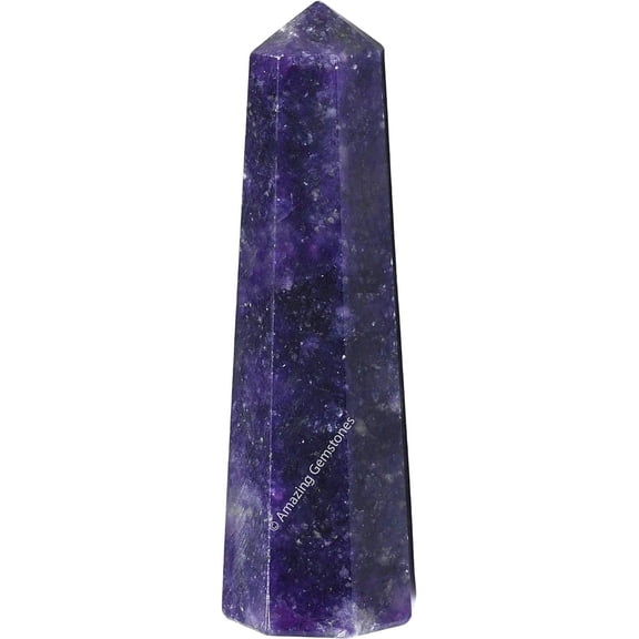 Lepidolite Crystal Tower Obelisk Point (3" to 4" INCH)
