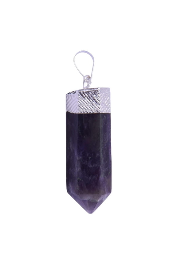 Lepidolite Pencil Pendant for Reiki Healing and Crystal Healing,Traditional Astrological Pendant for Women and Mens | Lucky Charm Positive Vibes Energy | Necklace,Pendant,Gifts(KI_44)