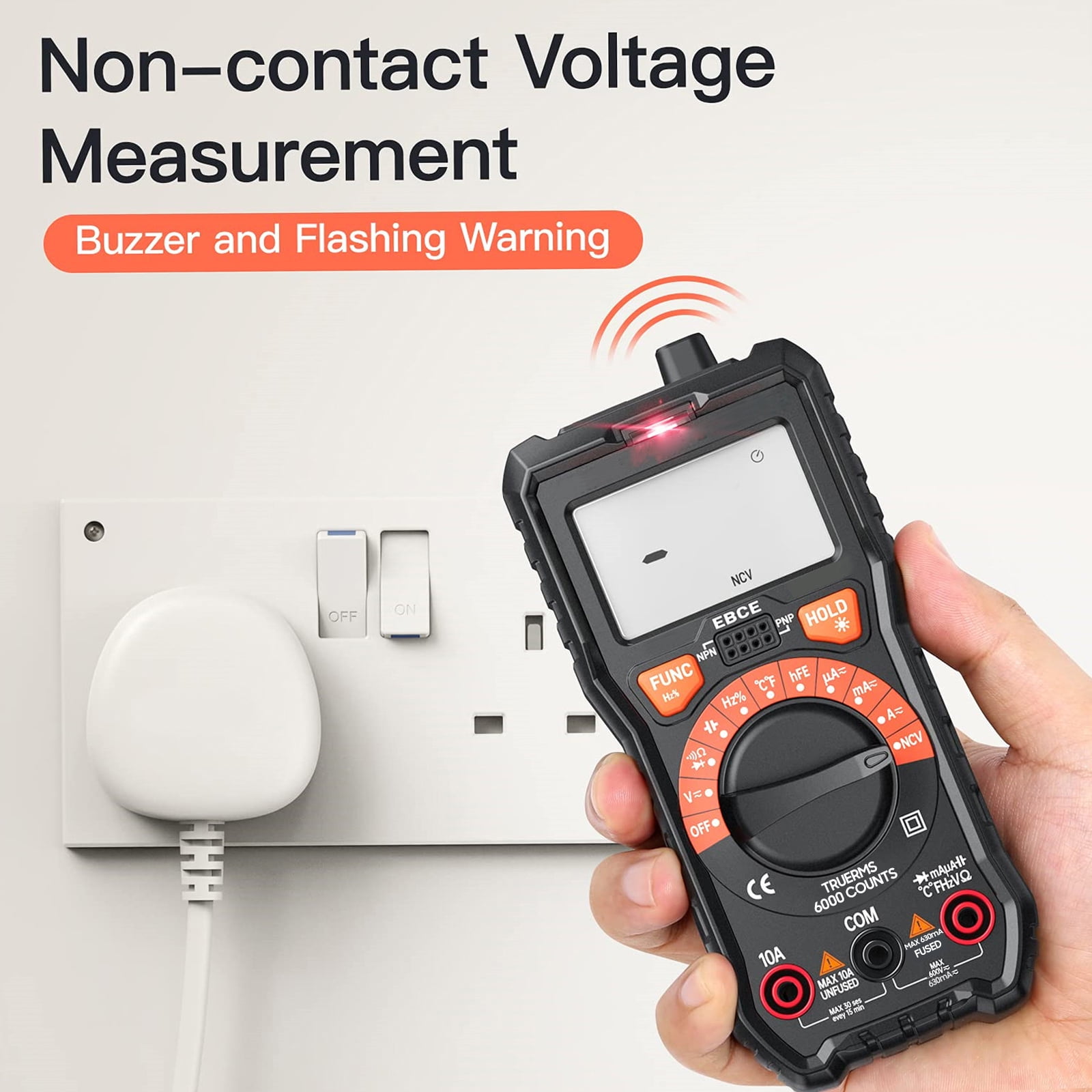 Lepmerk 6000 Counts Digital Multimeter True RMS Multi functional