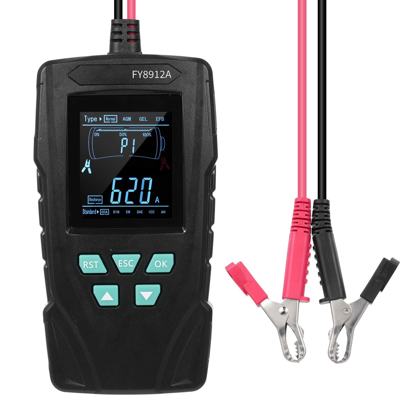 Lepmerk Battery Tester 12V/24V Car Battery Diagnostic Tool, Auto