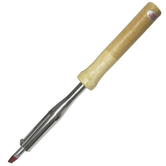 Leponitt 100 Watt Heavy Duty Soldering Iron, 1000 Degree, 5/16" Chisel Tip, Wood Handle, Stained Glass Supplies and More