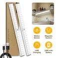 thumbnail image 1 of Lepotec 15.8Inch Under Cabinet Light - Wireless Rechargeable Motion Sensor LED Light with Built-in Magnet for Kitchen, Wardrobe, Closet, 1 of 7