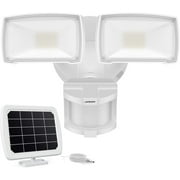 Lepower LED 1000 Lumen Solar Motion Sensor Light, 5500K, IP65 Waterproof, White