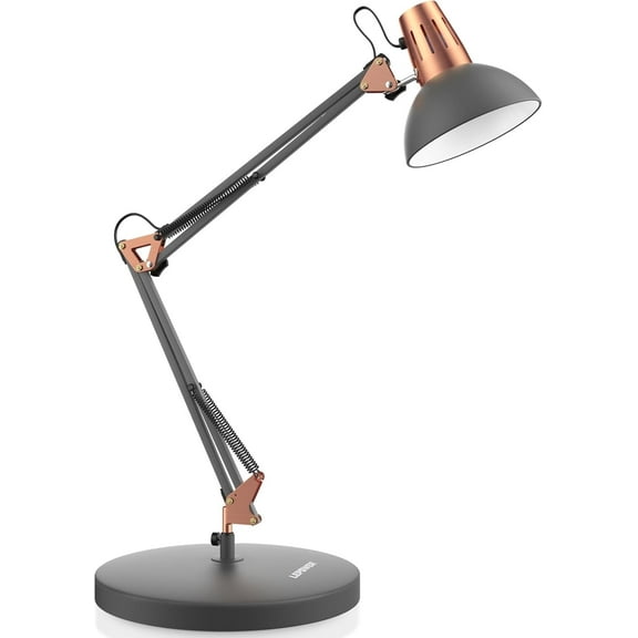 Adjustable Goose Neck Architect Table Lamp with On/Off Switch, Swing ...