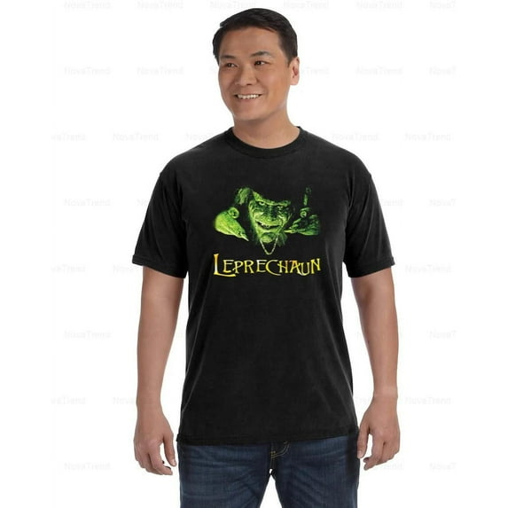 Leprechaun American Horror Movie Inspired Black Casual Wear Comfort Color T-Shirt, Unisex, up to size 4XL