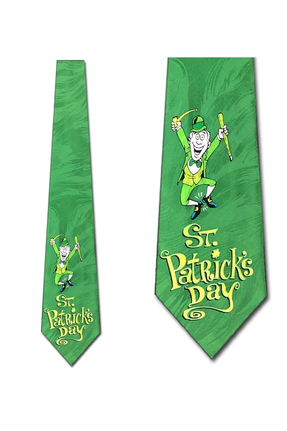 Leprechaun Celebration Necktie Mens Tie by Tieguys