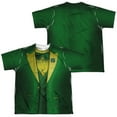 thumbnail image 1 of Leprechaun Costume (Front - Back Print) - Youth Short Sleeve Shirt - Large, 1 of 2