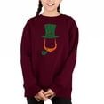 thumbnail image 1 of Leprechaun - Girl's Word Art Crewneck Sweatshirt, 1 of 3