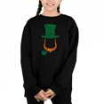 thumbnail image 1 of Leprechaun - Girl's Word Art Crewneck Sweatshirt, 1 of 3