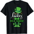 thumbnail image 1 of Leprechaun I'm a Lucky Pre-K Teacher St. Patrick's Day Gift T-Shirt, 1 of 3