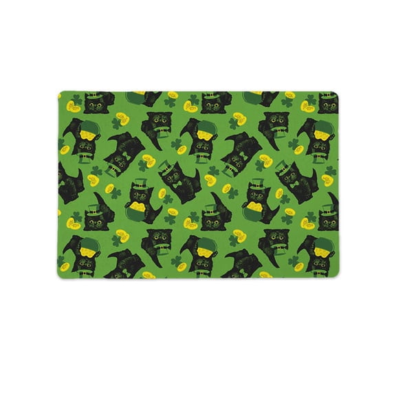 Leprechaun Kittens Mat Rectangle  -Image by Shutterstock,