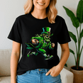 thumbnail image 1 of Leprechaun Playing Football, Patrick Day Shirt, Irish Patrick Day, St Patricks Day Tee, Shamrock Tshirt, Leprechaun Gift, Happy St Patricks Day, 1 of 5