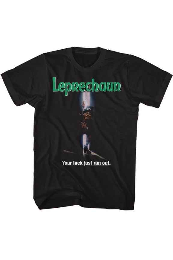 Leprechaun Poster Ish Black T-Shirt