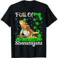 thumbnail image 1 of Leprechaun Shamrock Leaf Bearded Dragon St. Patrick's Day T-Shirt, 1 of 5