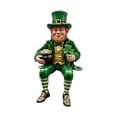 thumbnail image 1 of Leprechaun Shelf Sitter Statue for St. Patrick's Day – 4.72 Inch Resin Figurine with Pot of Gold & Shamrock,Irish Holiday Decor for Home Office,Mantel,Tiered Tray,or Party Tabletop, 1 of 6