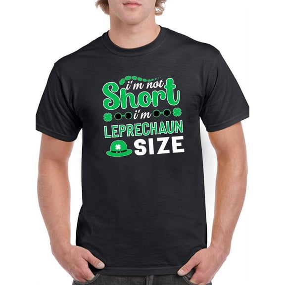 Leprechaun Size T-Shirt Men -Image by Shutterstock, Male 5X-Large