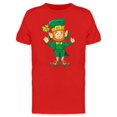 thumbnail image 1 of Leprechaun Thumbs Up Doodle Tee Men's -Image by Shutterstock, 1 of 2
