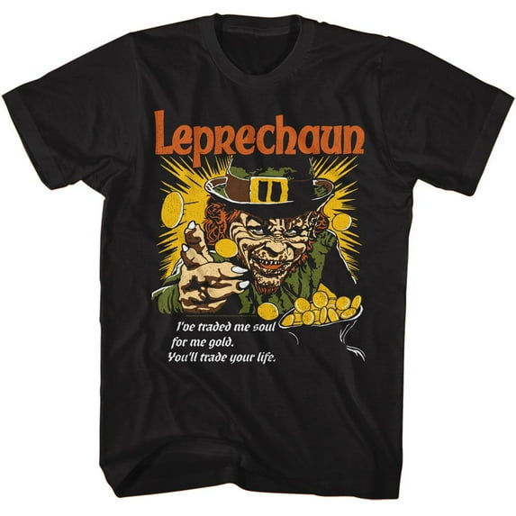 Leprechaun Traded Me Soul Black T-Shirt