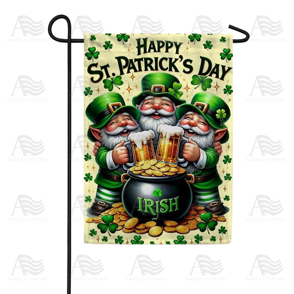 Leprechaun Trio Festivities Fun Irish St Patrick Day Outdoor Display, 12x18 POLE NOT INCLUDED