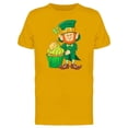 thumbnail image 1 of Leprechaun With Cupcake Tee Men's -Image by Shutterstock, 1 of 2