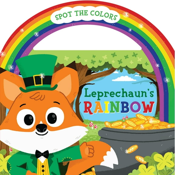 Leprechaun's Rainbow Board Book with Handle, (Board Book)
