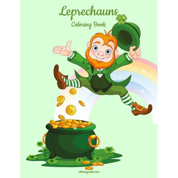 Leprechauns Leprechauns Coloring Book 1, Book 1, (Paperback)