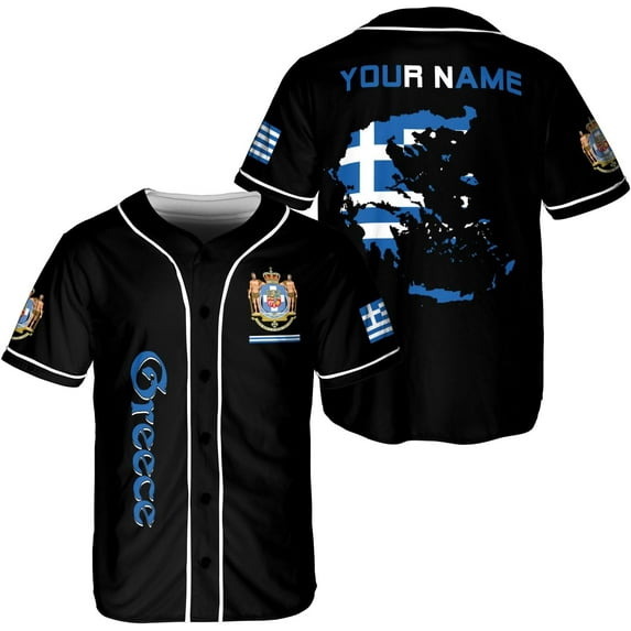 Leprints Personalized Greece Greek Jersey, Greece Greek Soccer Shirt Baseball Grecian Pride Flag Jersey Men Women Shirts (L)