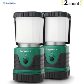 Lepro Rechargeable LED Camping Lanterns 2-Pack, 1000 Lumens, 4400mAh Battery, Long Runtime, Emergency Light
