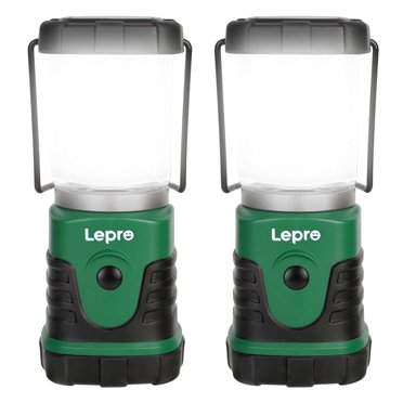 Lepro 2pack Portable Mini-Lanterns, 350lm,Collapsible, IPX4 Water Resistant, Outdoor Portable Lights for Emergency, Hurricane, Storms and Outages