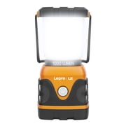 Lepro Camping Lantern, 1000 Lumen Camping Lights Battery Powered, Dimmable Warm White and Daylight Modes, Lantern and Flashlight for Power Cuts, Emergency Lighting, Hiking, Fishing, Tents Orange