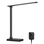 Lepro Desk Lamp, Eye Caring LED Desk Lamp, 9W 655lm, Dimmable Table Lamp, 5 Brightness Levels x 3 Colour Modes, Touch Control Daylight Lamp for Back to School, Office, Reading, Bedside, Nails and More