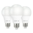 thumbnail image 1 of Lepro LED Light Bulbs 60 Watt Eqv Annual Save $6.12 per, 9W 800 Lumens Non-Dimmable, Daylight White 5000K, A19 E26 Standard Medium Base, 10000 Hour Lifetime 3 Count (Pack of 1), 1 of 15