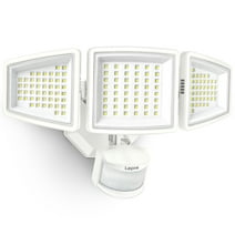 Lepro LED Motion Sensor Flood Lights for Outside Enhanced Home Security ,3200LM 27W,White