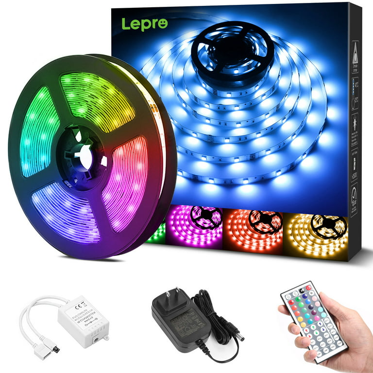 Lepro LED Strip Lights for Bedroom 16.4Ft SMD 5050 LED Color