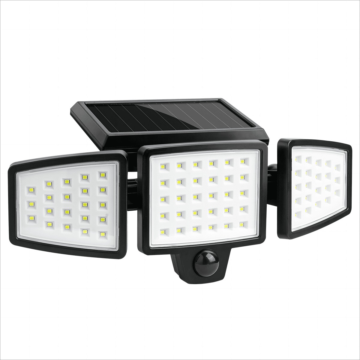 Lepro 2 Packs Solar Flood Lights for Outside 6500K Outdoor Motion