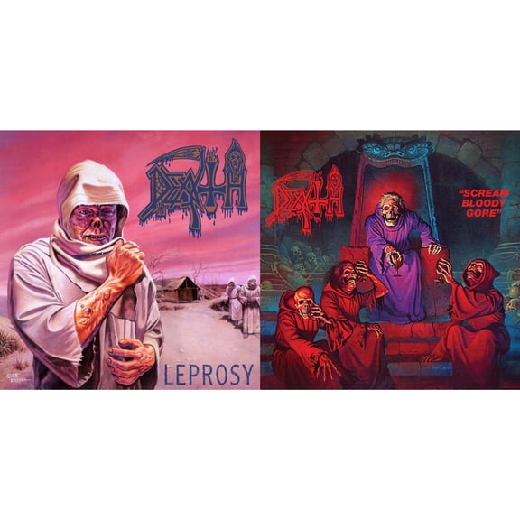Leprosy (Reissue) & Scream Bloody Gore (Reissue) [LP Vinyl Bundle]