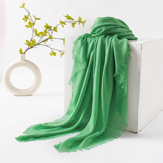 Lepsheexh Scarf for Women Solid Thin Stylish Long Scarf Multi Scene Sun Protection Scarf for Indoor And Outdoor Female Use