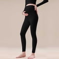 thumbnail image 1 of Lepsheexh Women’s Maternity Leggings Over The Belly Butt Lift Nursing Pants Soft Adjustable Waistband Pregnancy Yoga Pants, 1 of 6